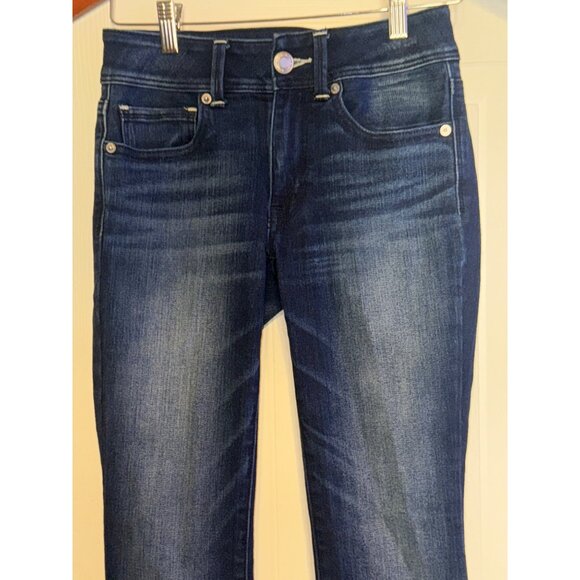 American Eagle Dark Wash Kick Boot Jeans Size 6 - Picture 3 of 10